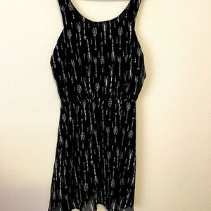 H&M Black Arrow Dress Size 14